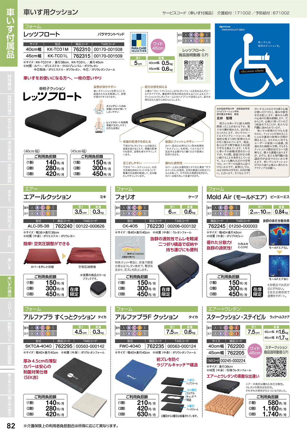 車いす・付属品