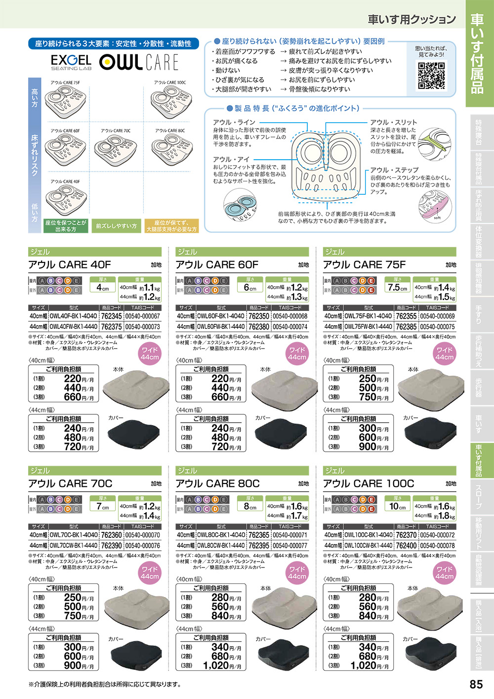 車いす・付属品